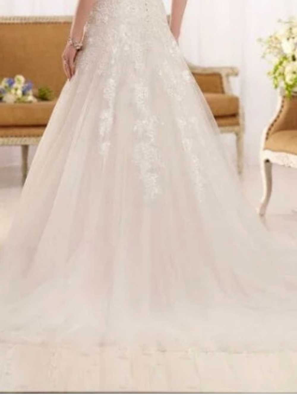 Essence of Australia D2122 - NWT Strapless Lace A-Line Wedding Dress in Ivory - Picture 3 of 7